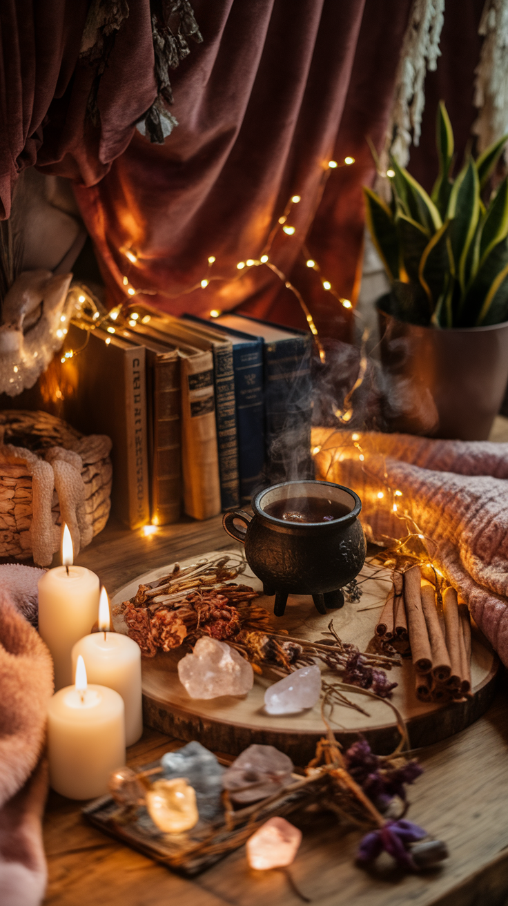 How to Subtly Turn Your Home Into a Cozy Witchy Retreat